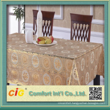China High Quality Golden PVC Table Cloth